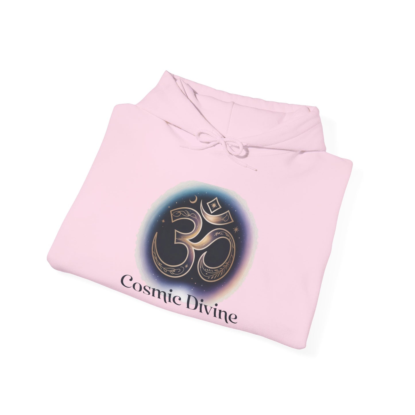 Om Symbol 'Cosmic Divine' Hoodie — Spiritual Yoga Meditation Sweatshirt