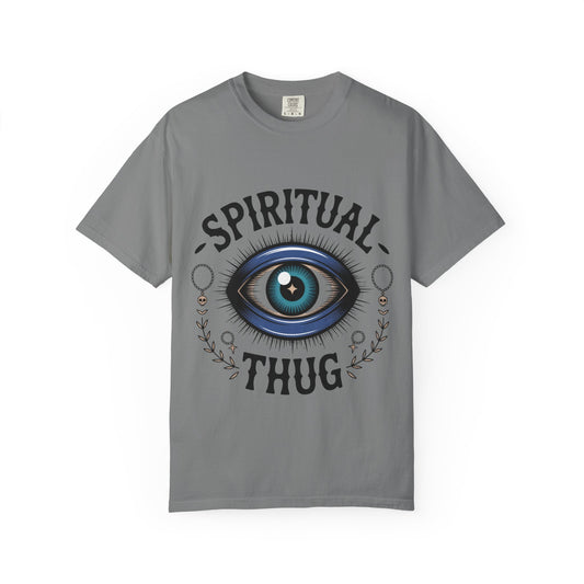 Spiritual Thug T-Shirt — All-Seeing Eye Graphic Tee for Mystics