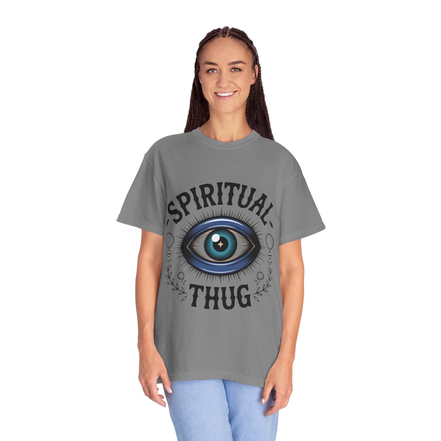 Spiritual Thug T-Shirt — All-Seeing Eye Graphic Tee for Mystics