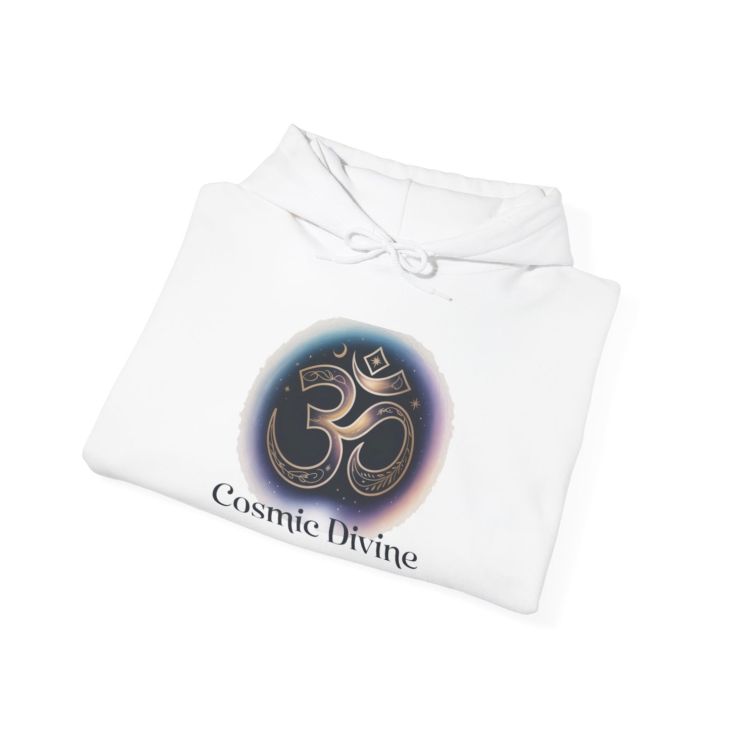 Om Symbol 'Cosmic Divine' Hoodie — Spiritual Yoga Meditation Sweatshirt