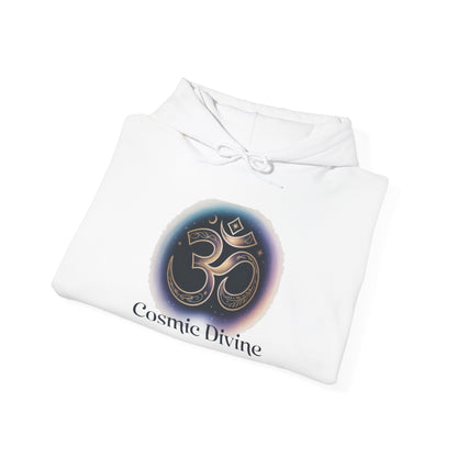 Om Symbol 'Cosmic Divine' Hoodie — Spiritual Yoga Meditation Sweatshirt