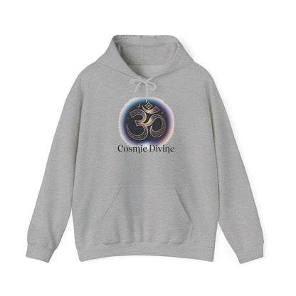 Om Symbol 'Cosmic Divine' Hoodie — Spiritual Yoga Meditation Sweatshirt
