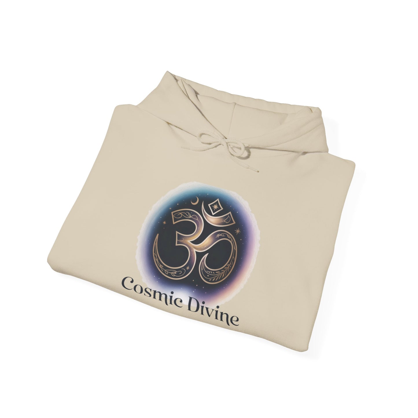 Om Symbol 'Cosmic Divine' Hoodie — Spiritual Yoga Meditation Sweatshirt
