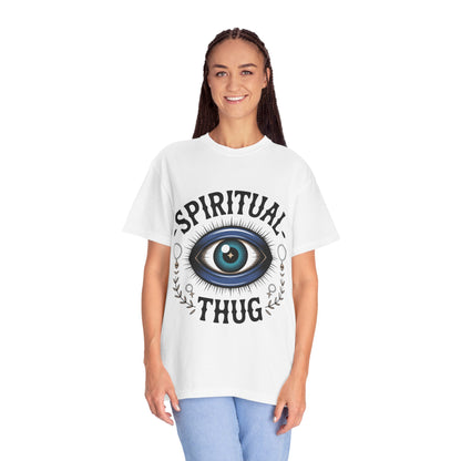 Spiritual Thug T-Shirt — All-Seeing Eye Graphic Tee for Mystics