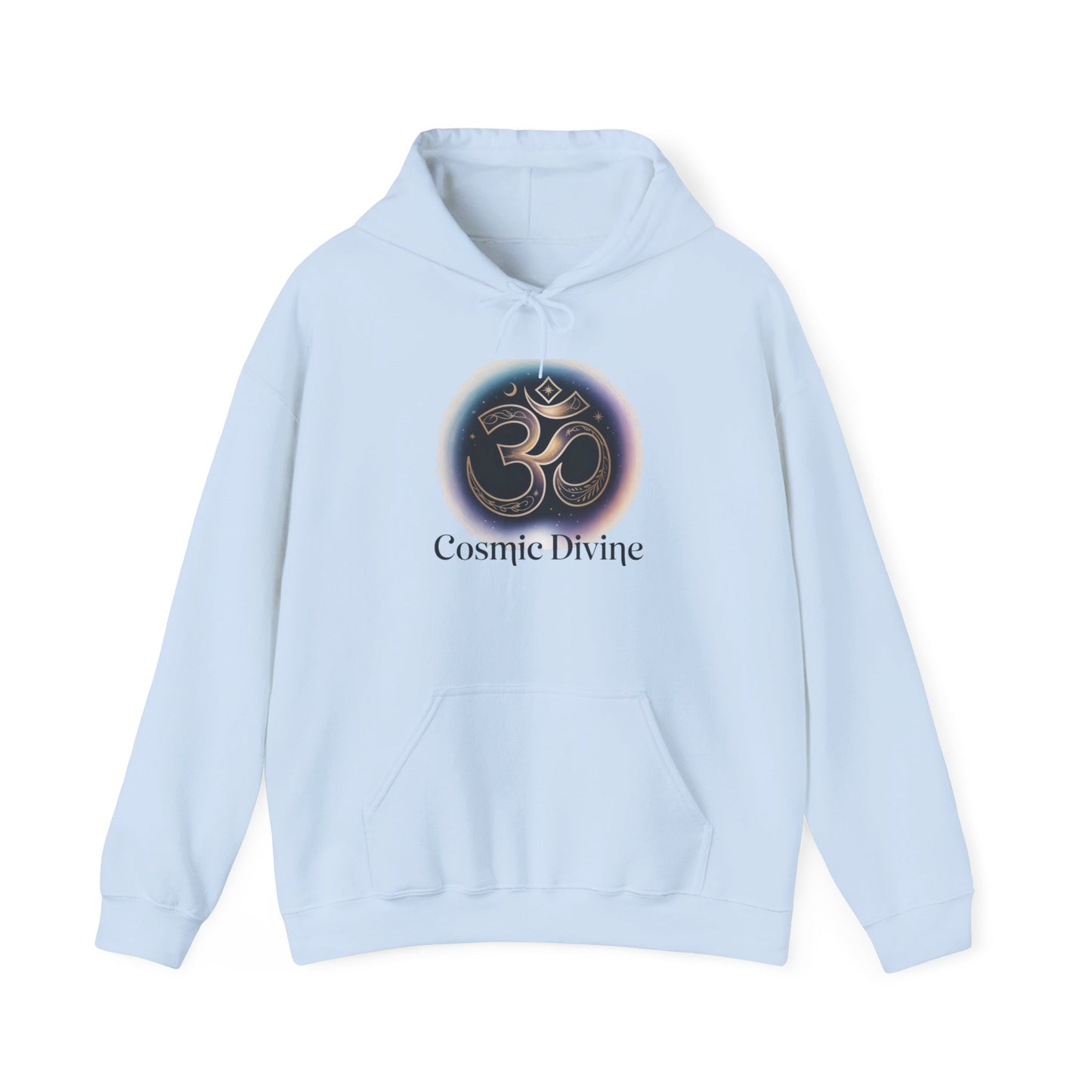 Om Symbol 'Cosmic Divine' Hoodie — Spiritual Yoga Meditation Sweatshirt