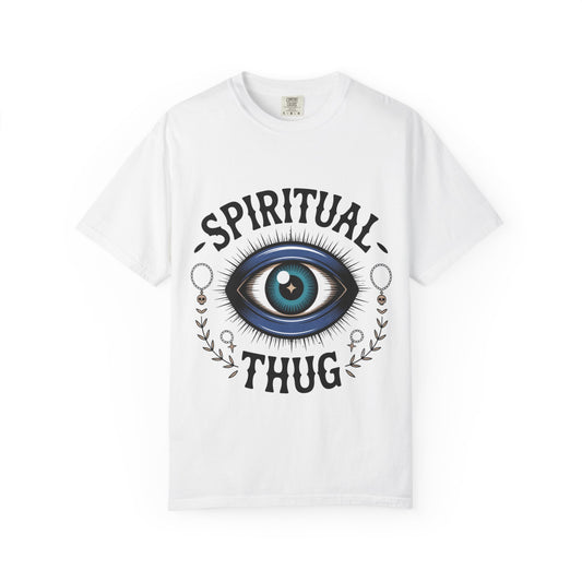 Spiritual Thug T-Shirt — All-Seeing Eye Graphic Tee for Mystics