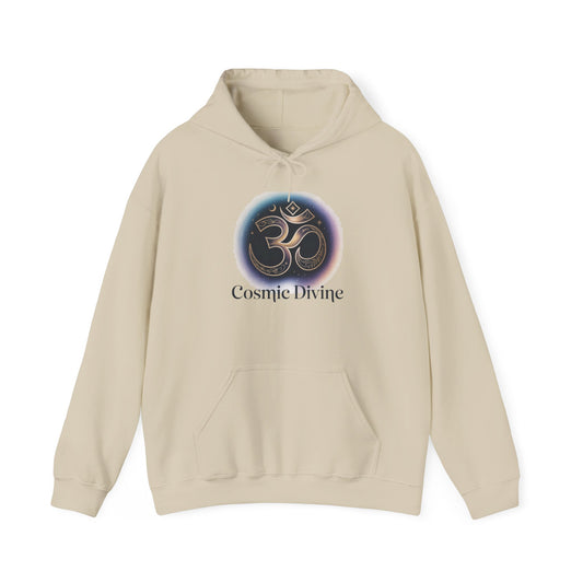 Om Symbol 'Cosmic Divine' Hoodie — Spiritual Yoga Meditation Sweatshirt