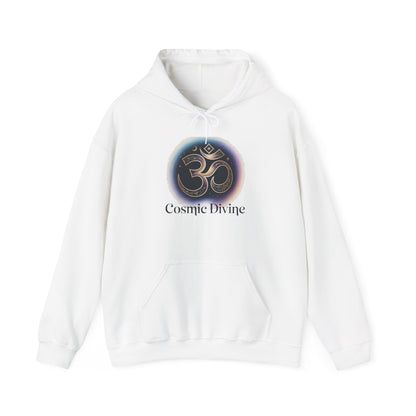 Om Symbol 'Cosmic Divine' Hoodie — Spiritual Yoga Meditation Sweatshirt