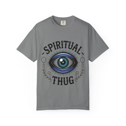 Spiritual Thug T-Shirt — All-Seeing Eye Graphic Tee for Mystics