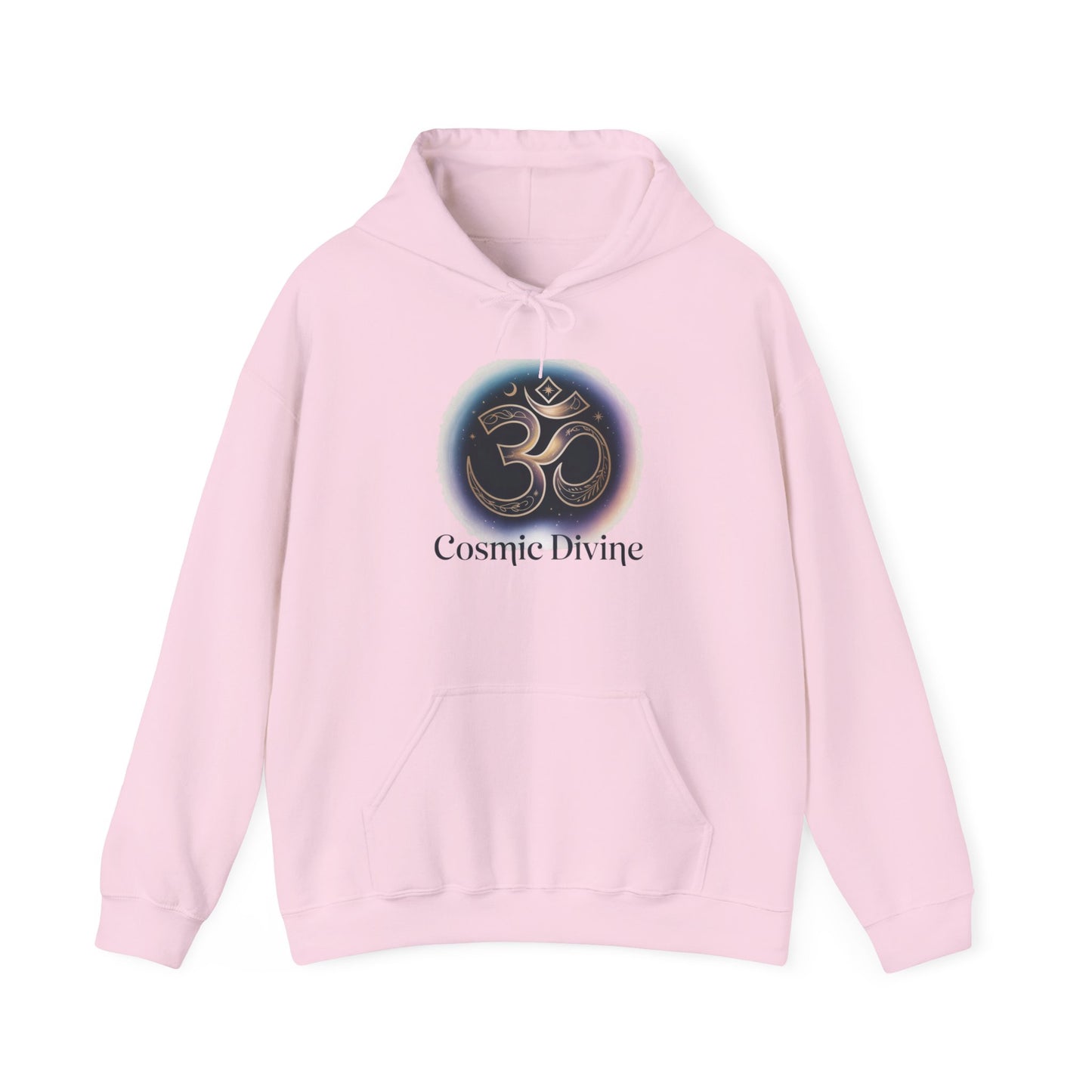 Om Symbol 'Cosmic Divine' Hoodie — Spiritual Yoga Meditation Sweatshirt