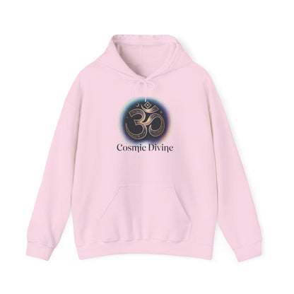 Om Symbol 'Cosmic Divine' Hoodie — Spiritual Yoga Meditation Sweatshirt