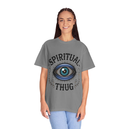 Spiritual Thug T-Shirt — All-Seeing Eye Graphic Tee for Mystics