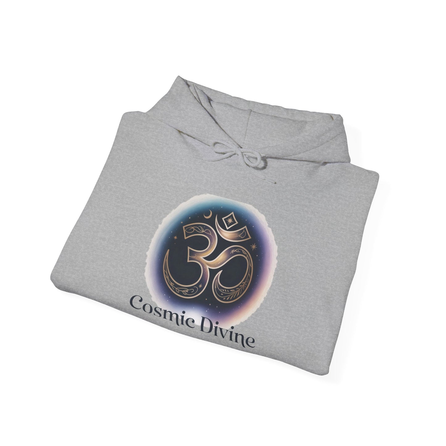 Om Symbol 'Cosmic Divine' Hoodie — Spiritual Yoga Meditation Sweatshirt